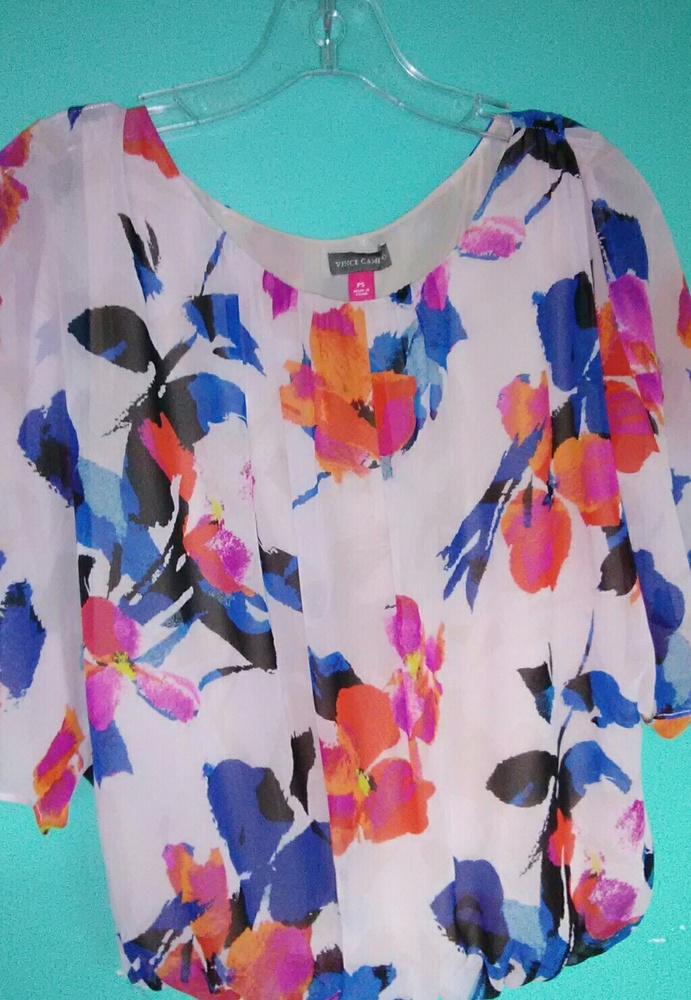 Vince Camuto Floral Blouse